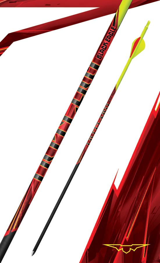 Black Eagle Outlaw Crested Single arrows
