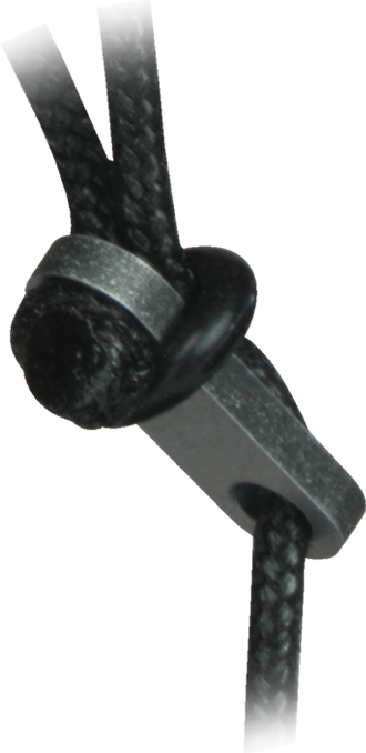 EASY GLIDE™ CORD TENSIONER (STAMPED GLIDE / O-RING ONLY – NO STRING INCLUDED)