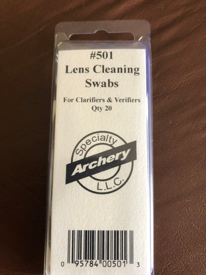 Lens cleaning swabs